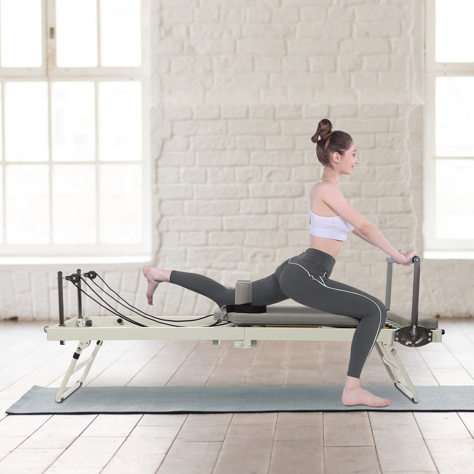 Pilates Yoga Shoes - Pilates Reformer, Foldable Reformer Pilates Machine