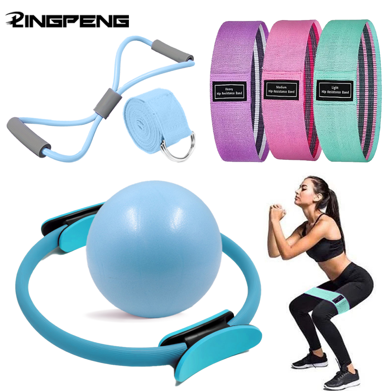 7Piece Pilates Basic Set Fitne - Pilates Toning Ball incelemesi ve fiyatı