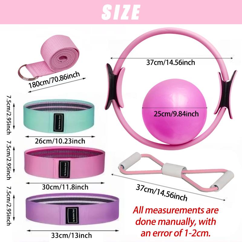 7Piece Pilates Basic Set Fitne - Pilates Toning Ball incelemesi ve fiyatı