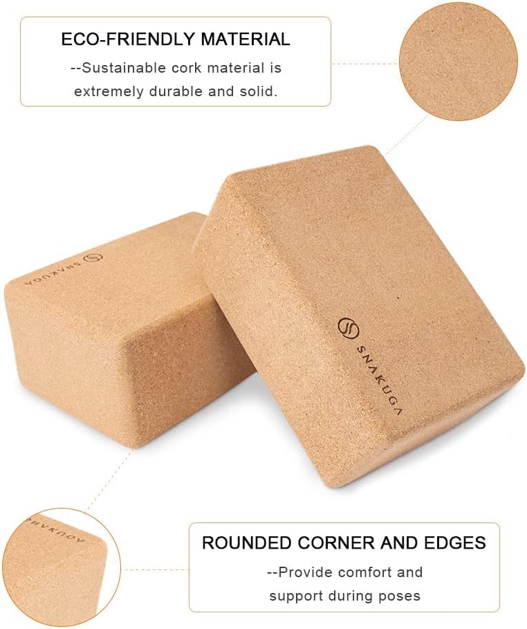 Cork Yoga Block 2 Pack for Pil - Pilates Yoga Or incelemesi ve fiyatı