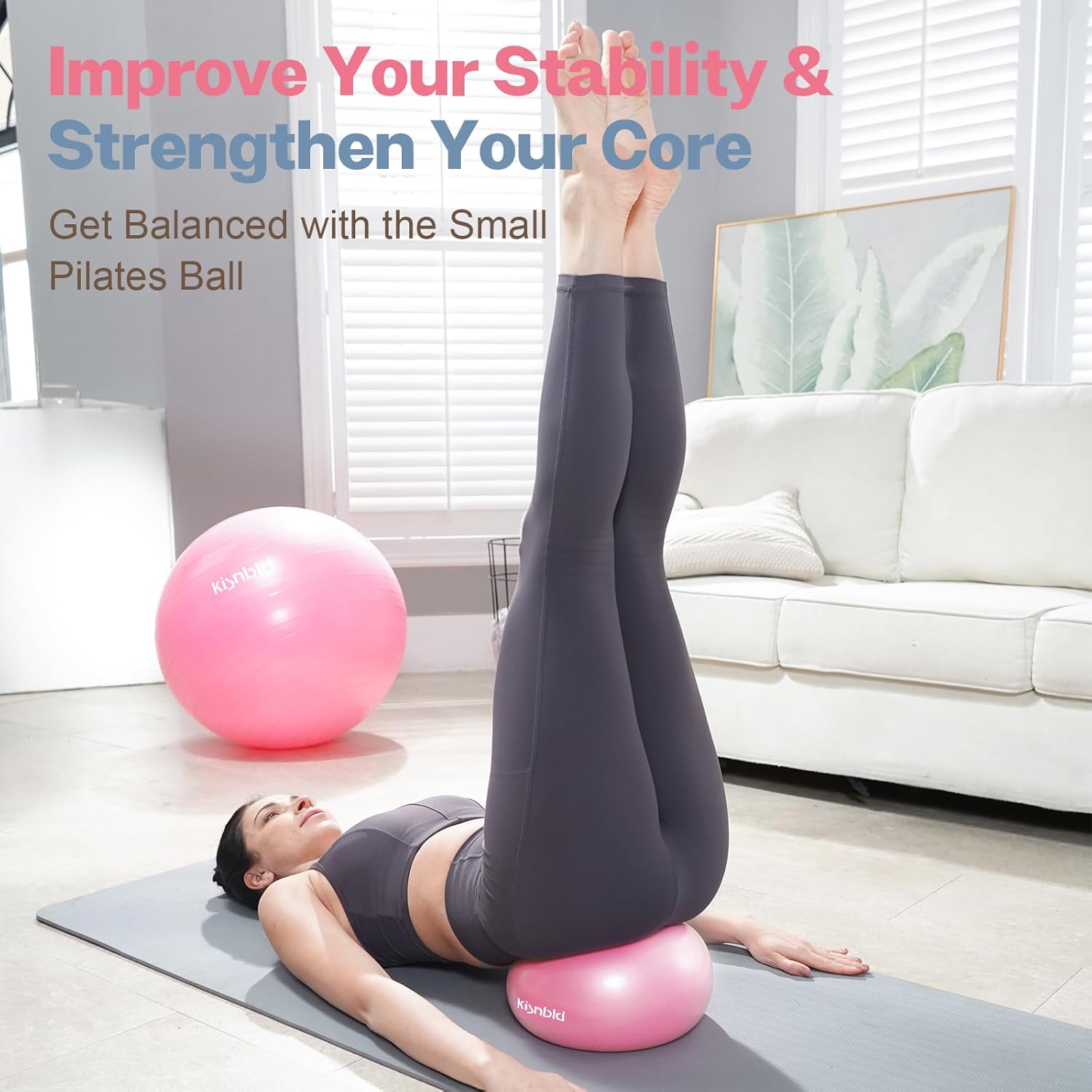 9 Inch Mini Pilates Ball, Anti - Pilates Yoga Or incelemesi ve fiyatı