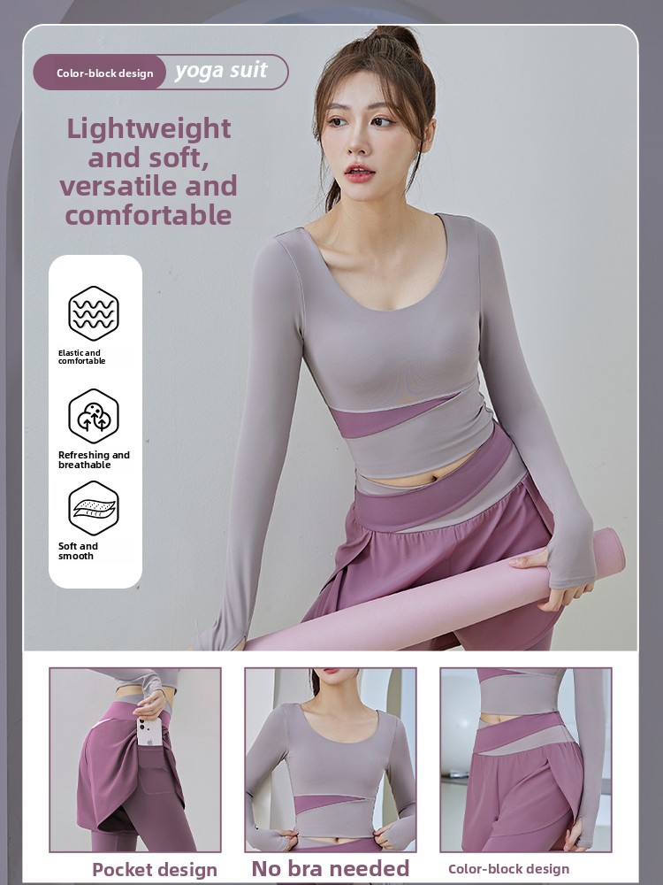 Mint Peach Color Block Yoga Fi - Pilates Yoga Morning incelemesi ve fiyatı