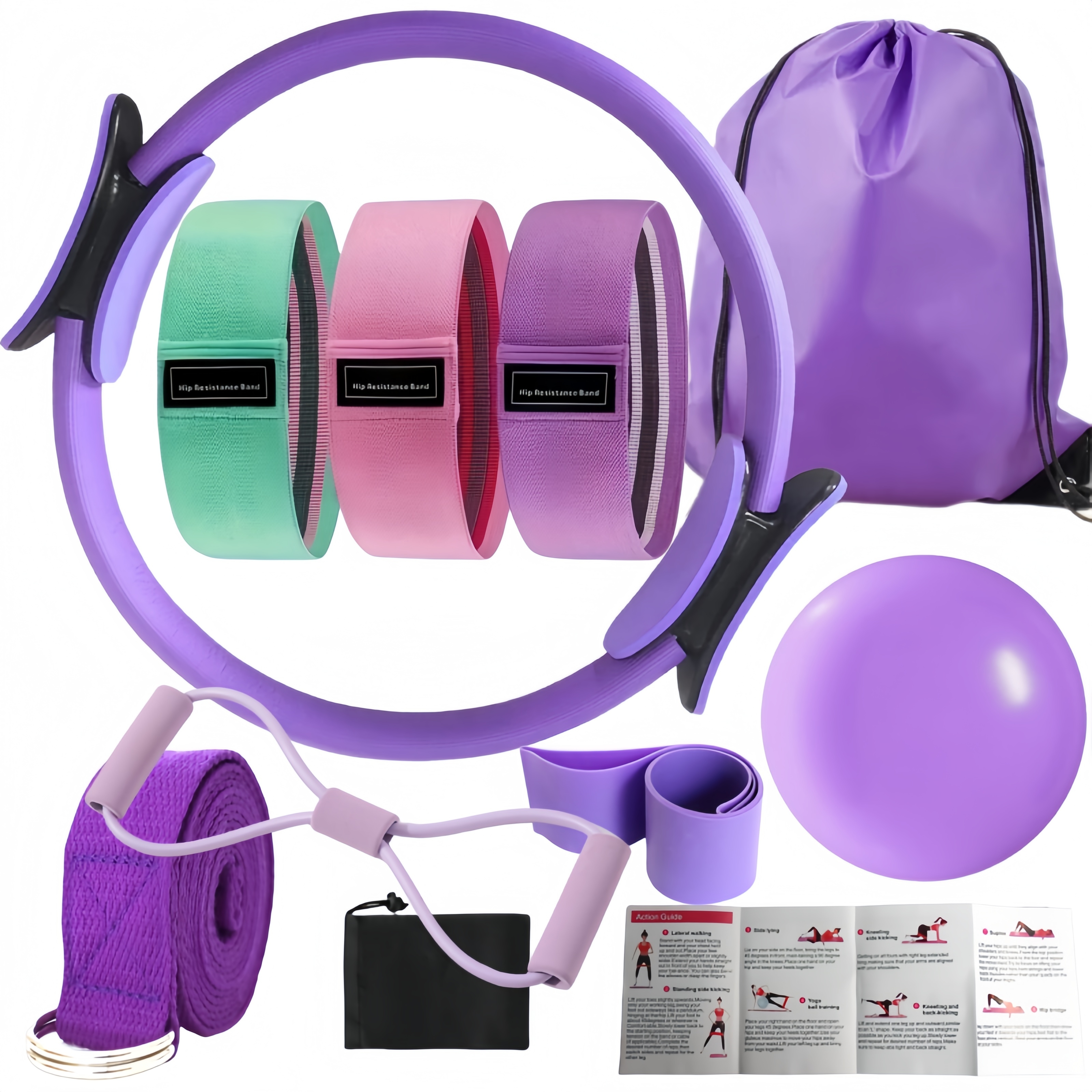10-Piece Pilates Loops Yoga Ki - Pilates Toning Ball incelemesi ve fiyatı