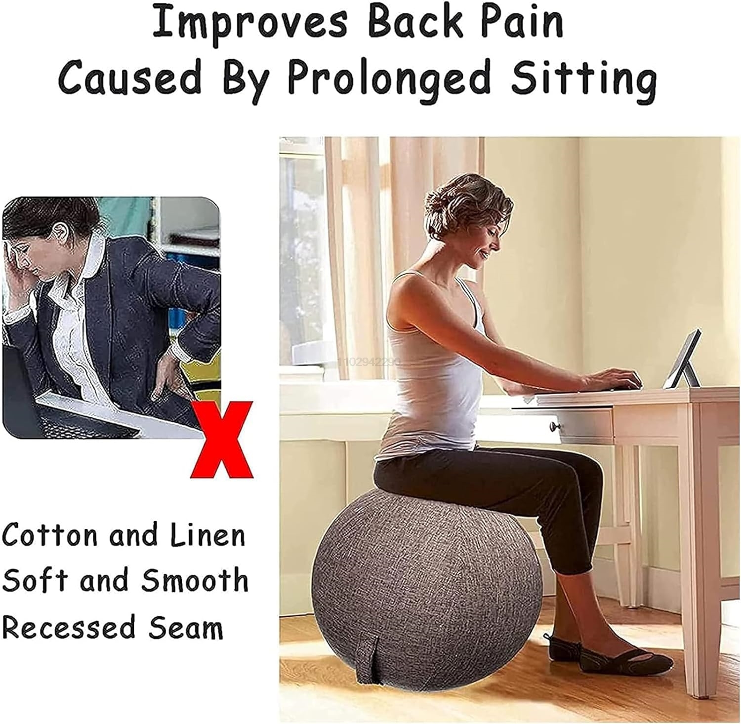 55/65/75cm Yoga Ball Protectiv - Pilates Yoga Shoes incelemesi ve fiyatı
