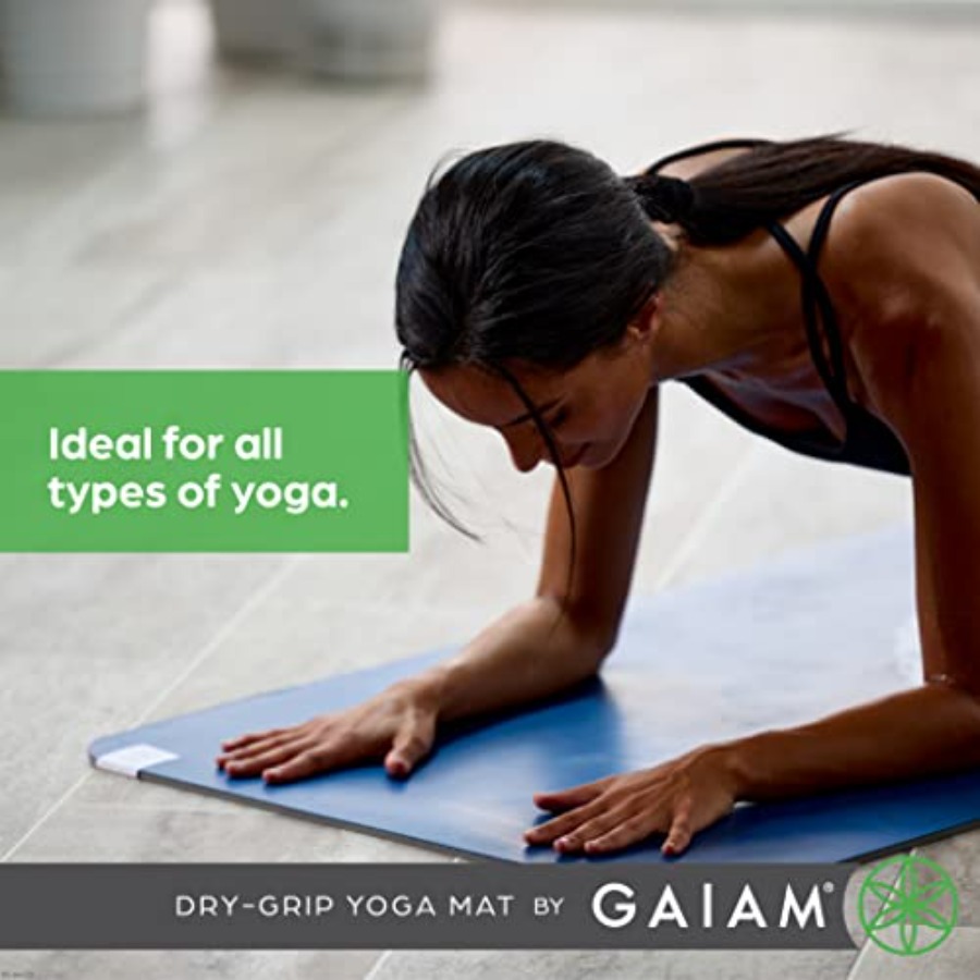 Dry-Grip Yoga Mat - 5mm Thick  - Pilates Yoga Or incelemesi ve fiyatı