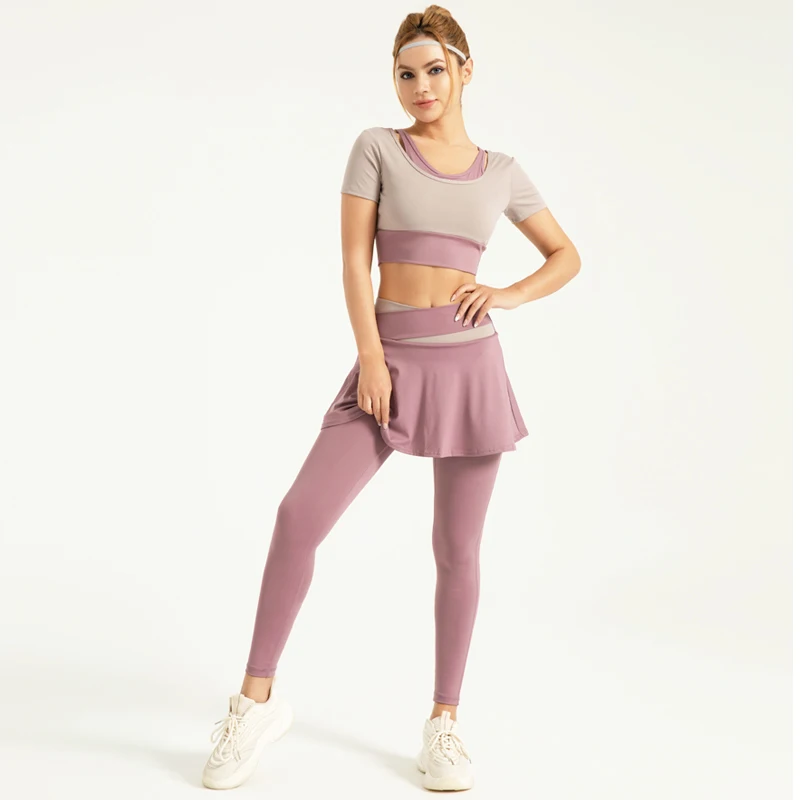 2pcs Women's Gym Yoga Tennis S - Pilates Yoga Morning incelemesi ve fiyatı