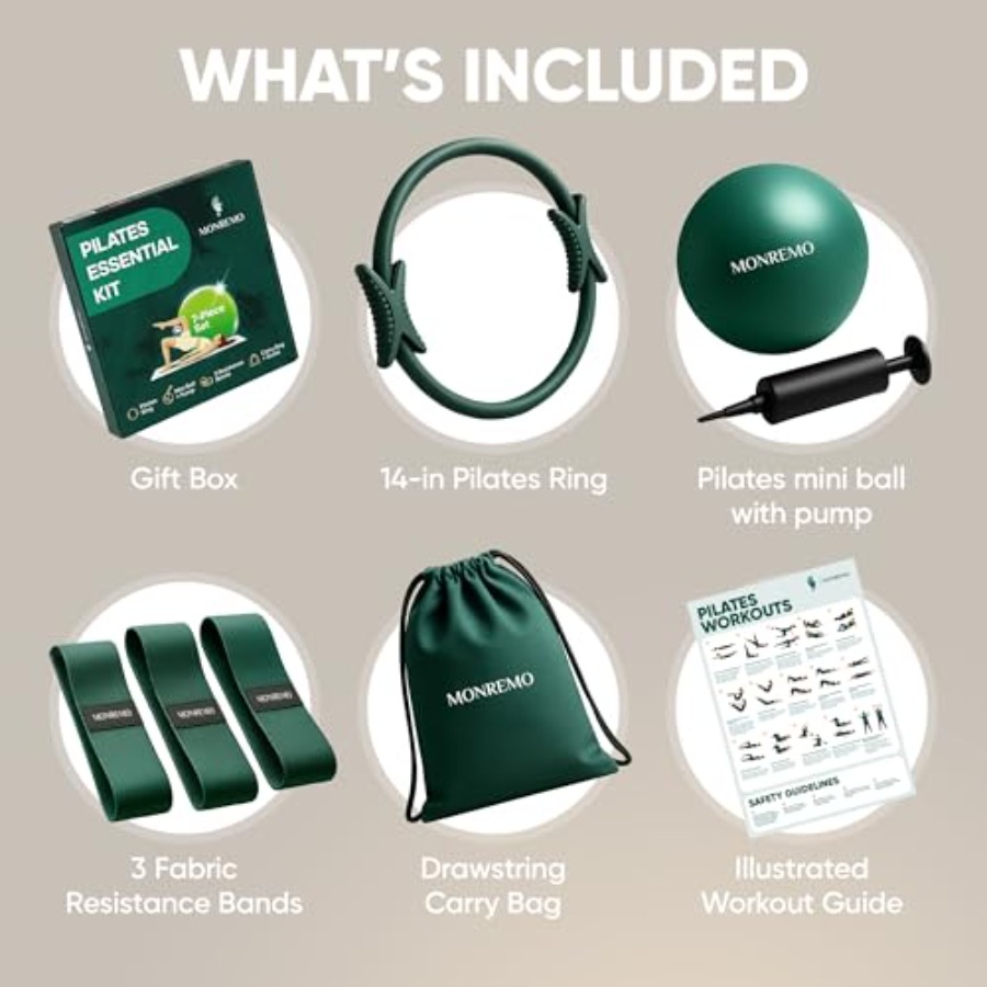 Pilates Home Workout Kit 7pc P - Pilates Toning Ball incelemesi ve fiyatı